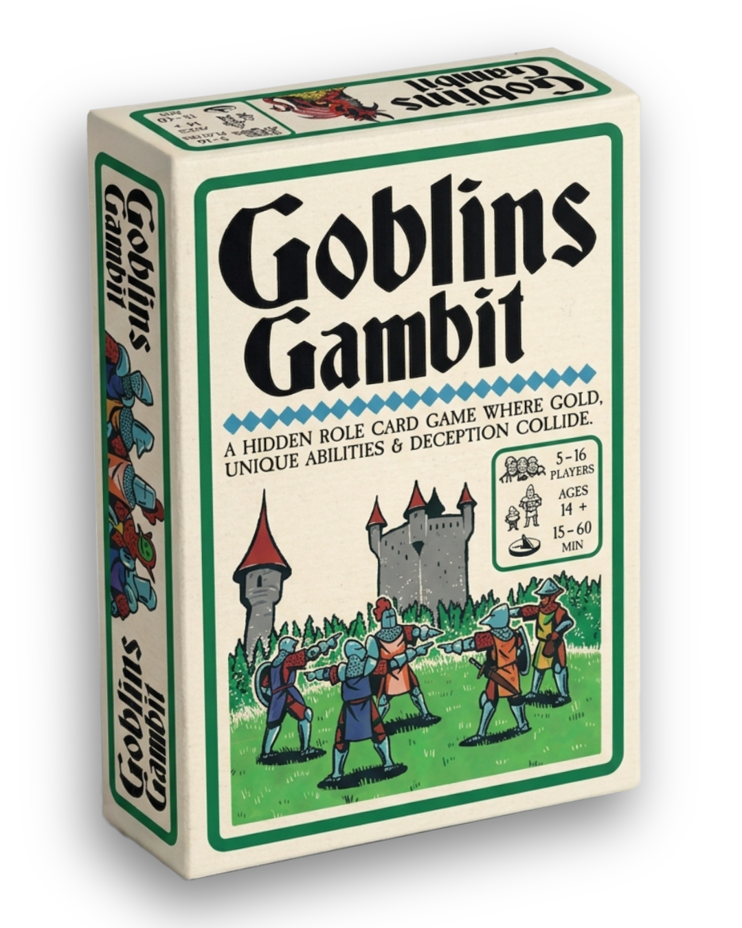 GOBLINS GAMBIT: Hidden Role Party Game for 5-16 Players, Pre-order now, ships Q2 2027